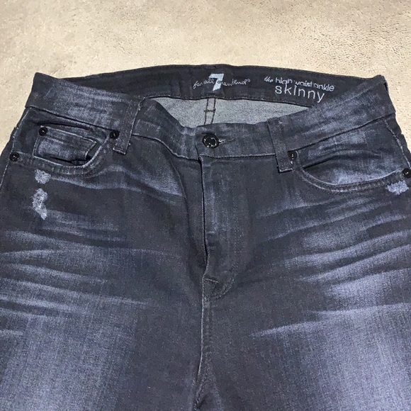 7 For All Mankind Skinny Jeans - Picture 3 of 5
